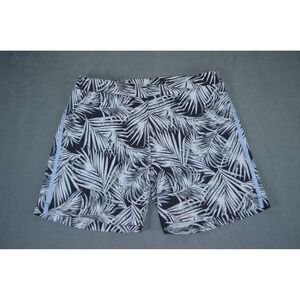 Fair Harbor Men's The Sextant Casual 6" Swim Trunks White Leaves Size 30